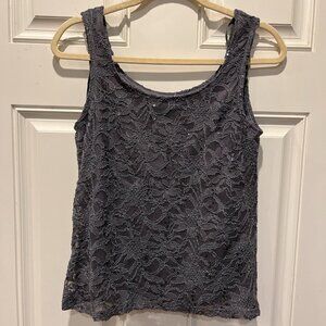 Onyx Nite Sequin Tank Top